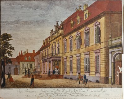 Le Palais du Prince Ferdinand de Prusse, Berlin - Johann Carl Wilhelm Rosenberg